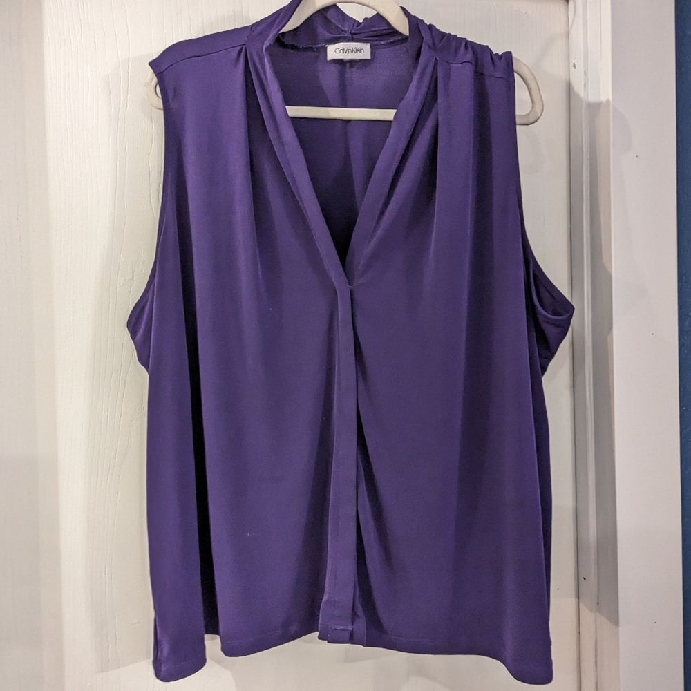 Calvin Klein Purple Blouse